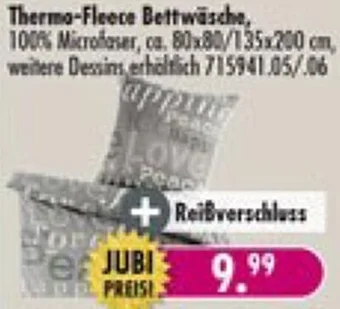 Möbel Boss Thermo-Fleece Bettwäsche Angebot