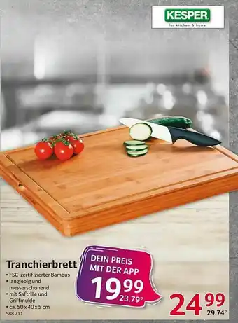 Selgros Tranchierbrett Angebot