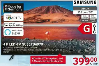 Selgros 4 K Led-tv Gu55tu6979 Samsung Angebot