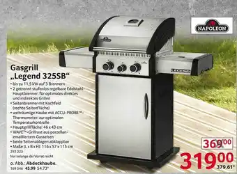 Selgros Gasgrill „legend 325sb” Angebot