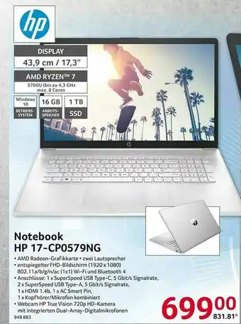 Selgros Notebook Hp 17-cp0579ng Angebot