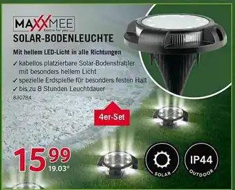 Selgros Maxxmee Solar-bodenleuchte Angebot