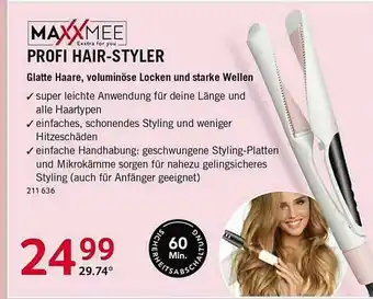 Selgros Maxxmee Pro Hair-styler Angebot