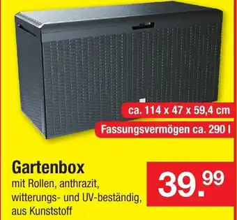 Zimmermann Gartenbox Angebot