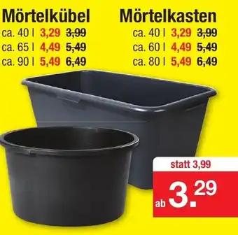 Zimmermann Mörtelkübel oder Mörtelkasten Angebot