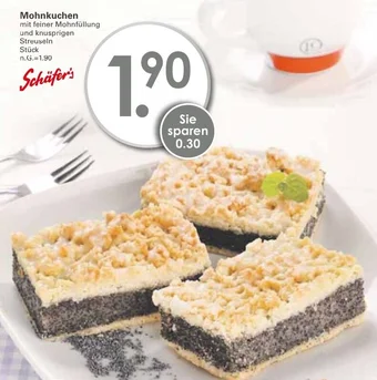 WEZ Schäfer's Mohnkuchen Angebot