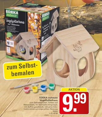 WEZ EDEKA zuhause Vogelfutterhaus Angebot