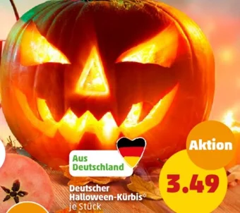 PENNY Deutscher Halloween-Kürbis Angebot