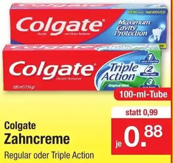 Zimmermann Colgate Zahncreme 100ml Angebot