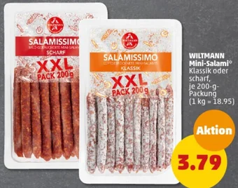 PENNY WILTMANN Mini-Salami 200 g Packung Angebot