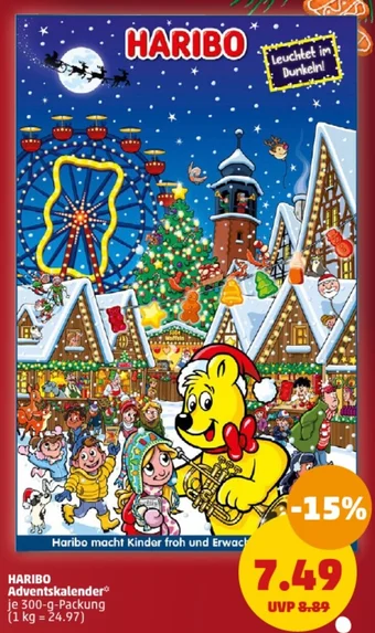 PENNY HARIBO Adventskalender 300 g Packung Angebot