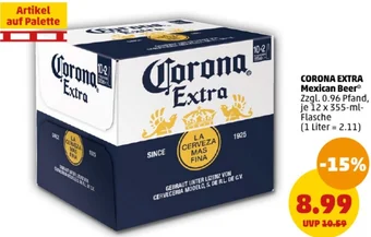 PENNY CORONA EXTRA Mexican Beer 12 x 355 ml Flasche Angebot