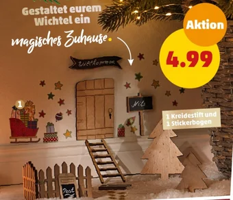 PENNY Wichteltür-Set aus Holz Angebot