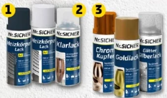 PENNY Nr.SICHER Heizkörperlack oder Klarlack 400 ml Angebot