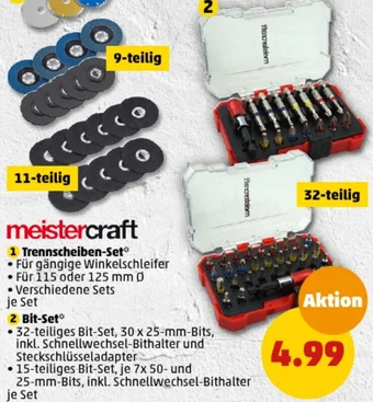 PENNY meistercraft Trennscheiben-Set Angebot