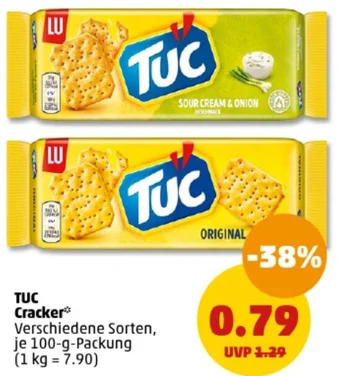 PENNY TUC Cracker 100 g Packung Angebot