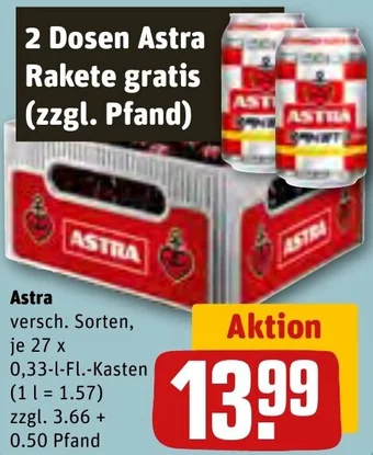 REWE Astra 27x0,33 L-Fl. Kasten Angebot