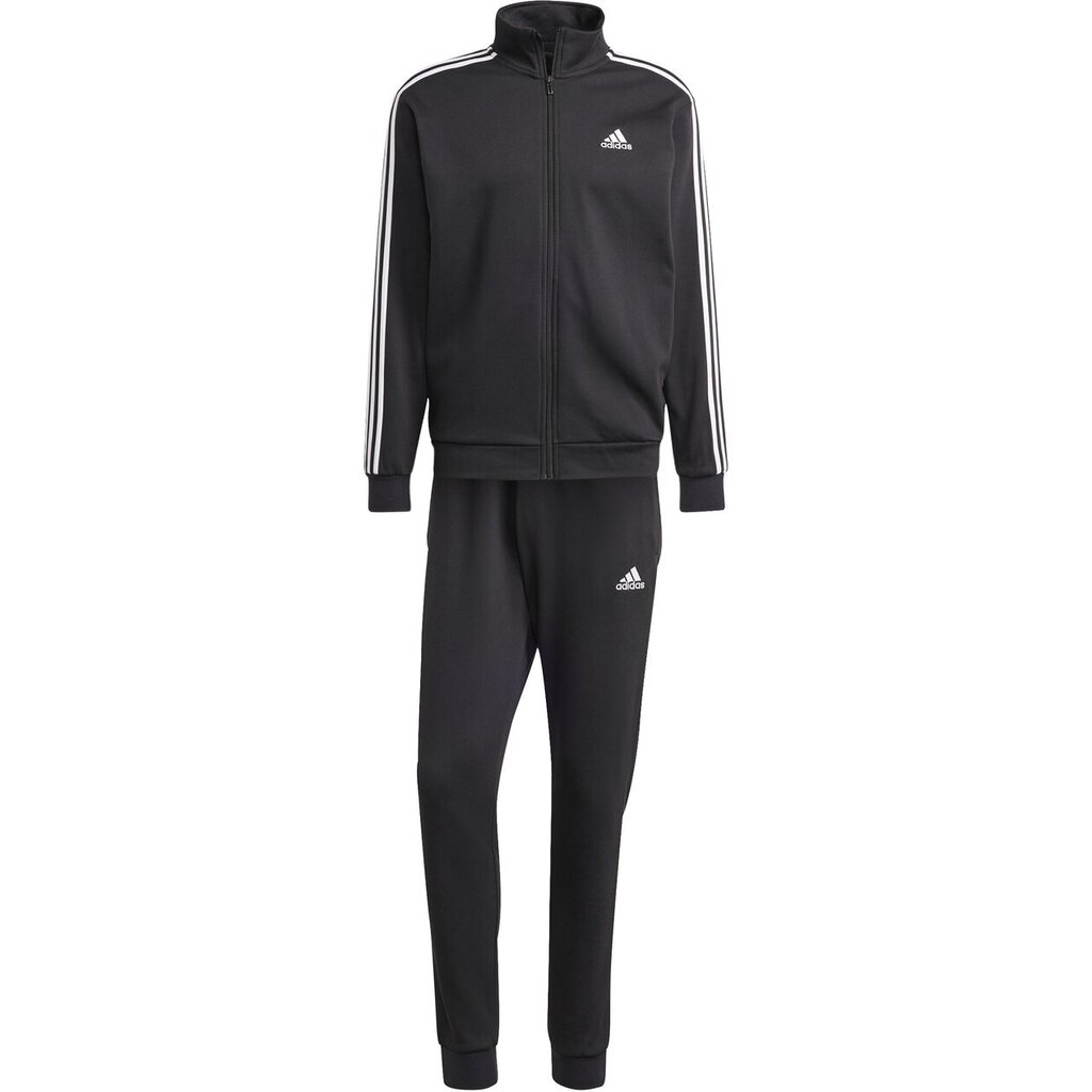 Adidas herren sportanzug basic 3streifen (normal & lang) black xl