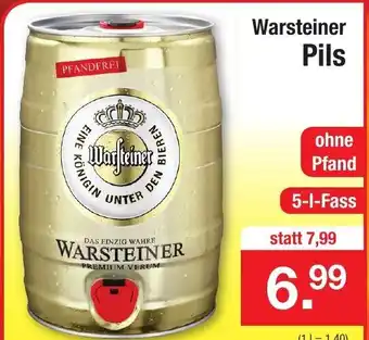 Zimmermann Warsteiner Pilsener 0,5L Angebot