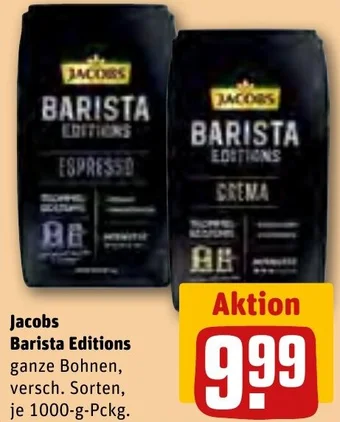 REWE Jacobs Barista Editions 1000-g-Pckg. Angebot