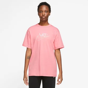 Intersport Nike damen shirt w nsw tee oc 2 bf coral chalk xs Angebot