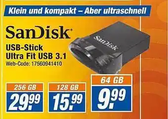 HEM Expert SanDisk USB Stick Ultra Fit USB 3.1 Angebot