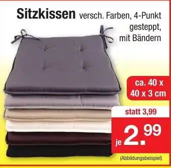 Zimmermann Sitzkissen Angebot