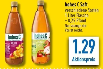 diska hohes C Saft 1L Angebot