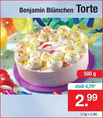 Zimmermann Benjamin Blümchen Torte 500g Angebot