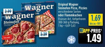 diska Wagner Steinofen Pizza, Pizzies oder Flammkuchen 300-360g Angebot