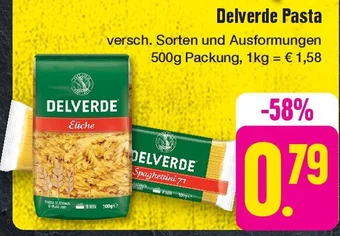 Edeka Delverde Pasta 500g Angebot