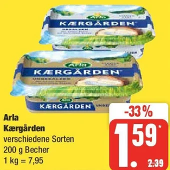 Edeka Arla Kærgården 200 g Becher Angebot