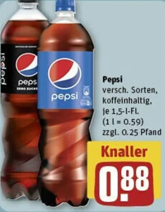 REWE Pepsi 1,5 L-Fl. Angebot