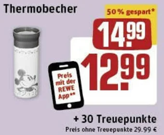 REWE Thermobecher Angebot