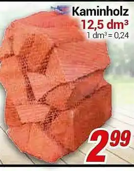 CENTERSHOP Kaminholz 12.5 Dm³ Angebot