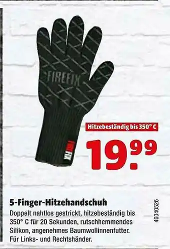 Hagebau 5-finger-hitzehandschuh Angebot