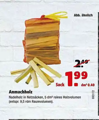 Hagebau Anmachholz Angebot