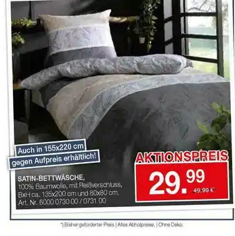 Möbel Heinrich Satin-bettwäsche Angebot