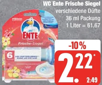 Edeka WC Ente Frische Siegel 36 ml Packung Angebot