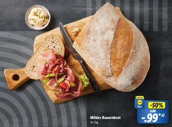 Lidl Mildes Bauernbrot 1 kg Angebot