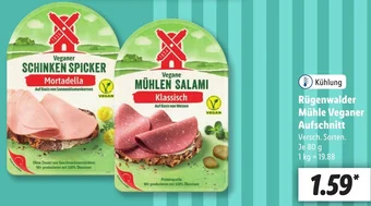 Lidl Rügenwalder Mühle Veganer Aufschnitt 80 g Angebot