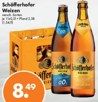 Trink und Spare Schöfferhofer Weizen 11x0,5L Angebot