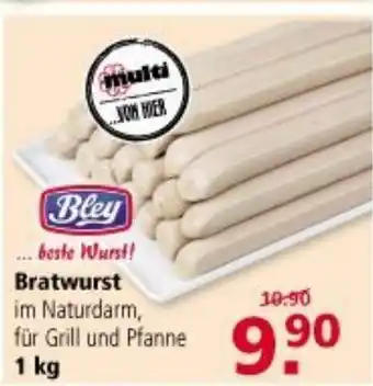 Multi Markt Bley beste Wurst Bratwurst 1kg Angebot