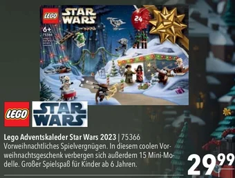 CITTI Markt Lego Adventskaleder Star Wars 2023 Angebot