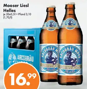 Trink und Spare Mooser Liesl Helles 20x0,5L Angebot