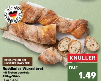 Kaufland Rustikales Wurzelbrot 420 g Stück Angebot