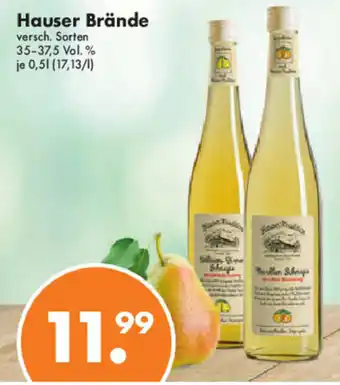 Trink und Spare Hauser Brände 0,5L Angebot