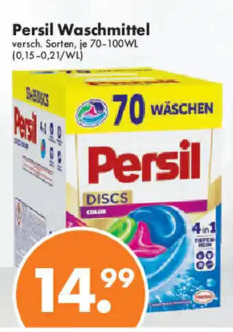 Trink und Spare Persil Waschmittel 70-100WL Angebot