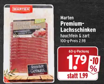 Wasgau Marten Premium Lachsschinken 60g Angebot