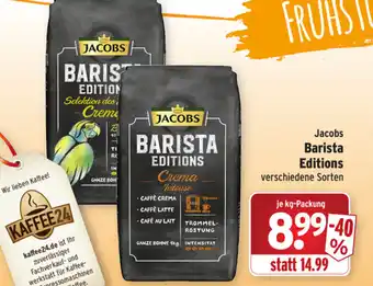 Wasgau Jacobs Barista Editions Angebot